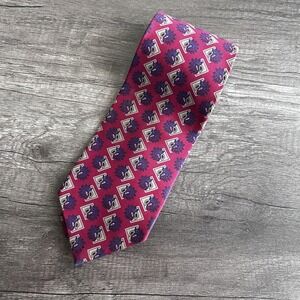 Christian Dior Monsieur‎ Tie Mens Silk Geometric Floral Pattern Classic Necktie